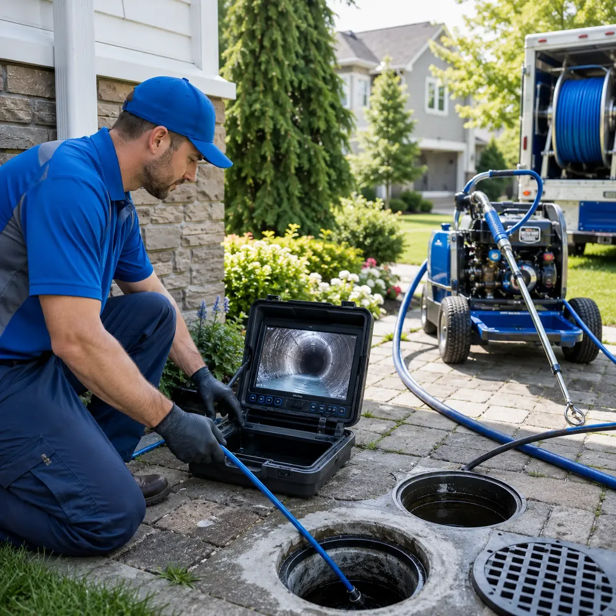 Outdoor drain cleaning professionals serving Whitesboro, OK